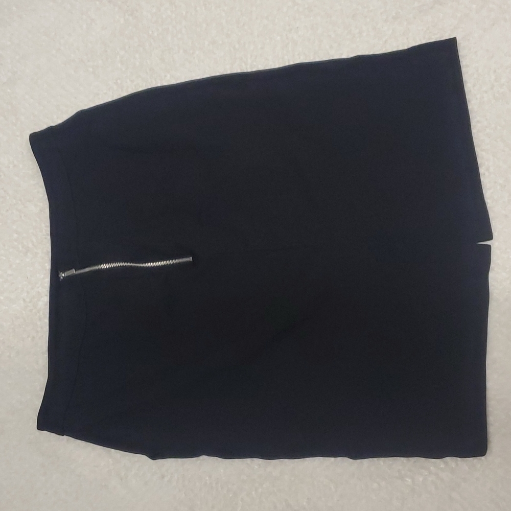 Black Pencil Skirt with Pockets 14